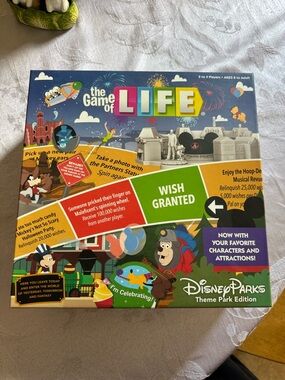 The Game of Life Disney Parks Theme Park Edition - WDW Disneyland EUC